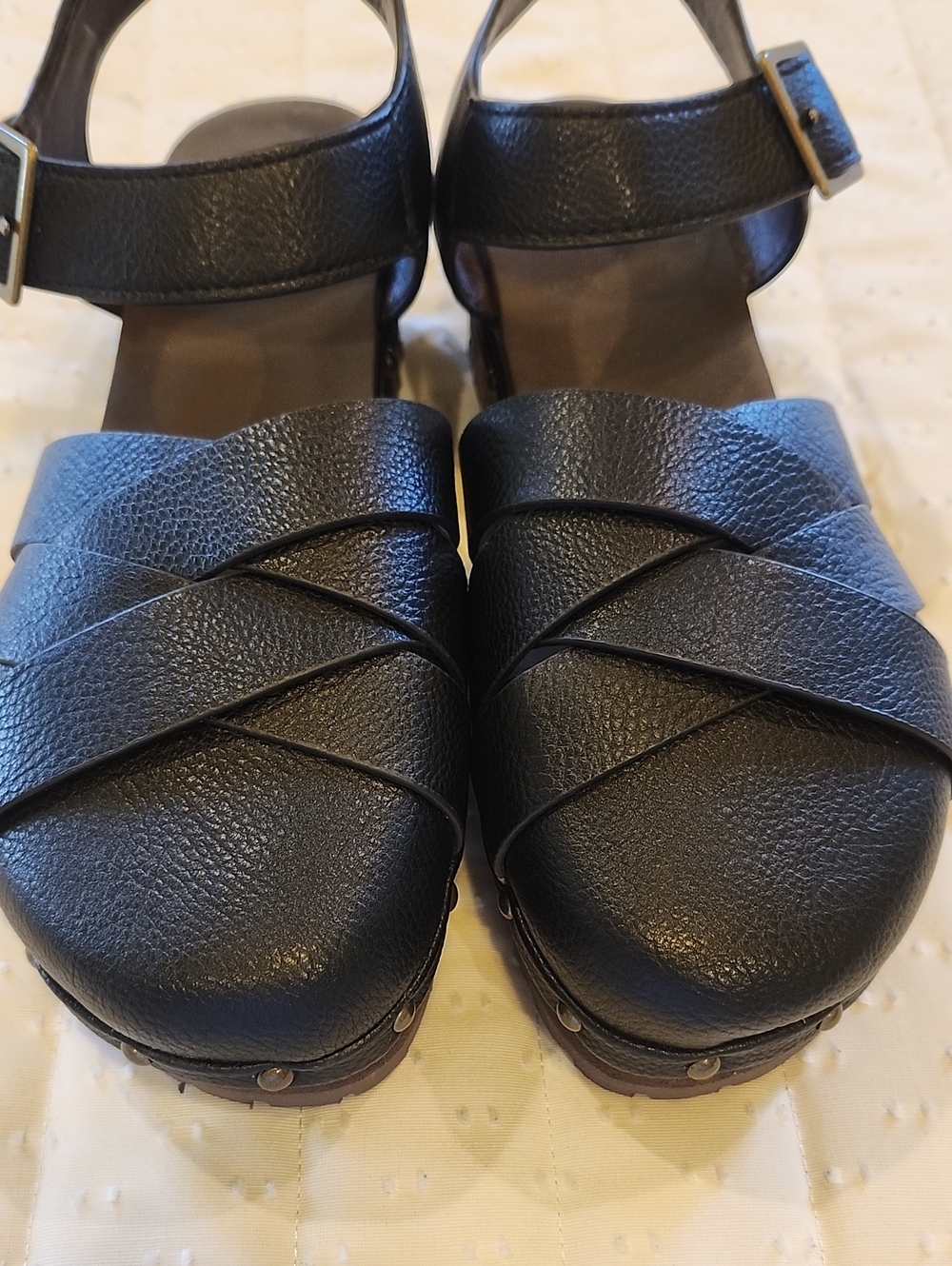 YellowBox Women’s Black Rethel Platform Clog W/ Slingback Sandals Sz 7.5 - Picture 11 of 11
